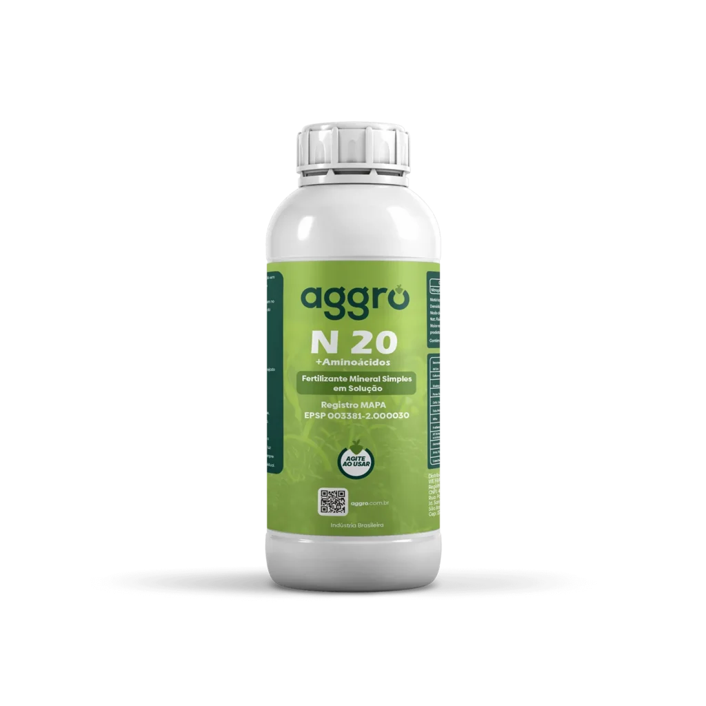 N20 + Aminoacido Fertilizante Mineral Simples em Solução – 1 Litro